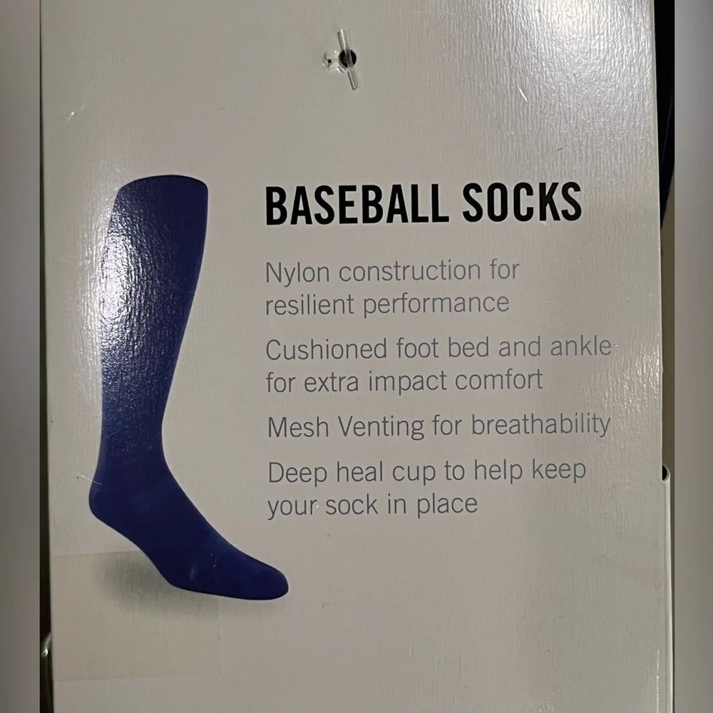 Louisville Slugger Youth Baseball Socks, 2 Pair, navy, new!